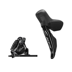105 Di2 ST-R7170-L STI Brake/Shift Lever Combination Front Wheel with BR-R7170 Disc Brake J-Kit Direct