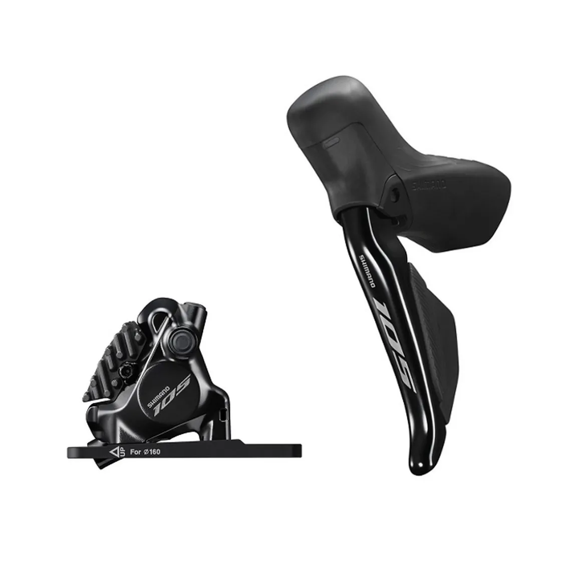 105 Di2 ST-R7170-L STI Brake/Shift Lever Combination Front Wheel with BR-R7170 Disc Brake J-Kit Direct