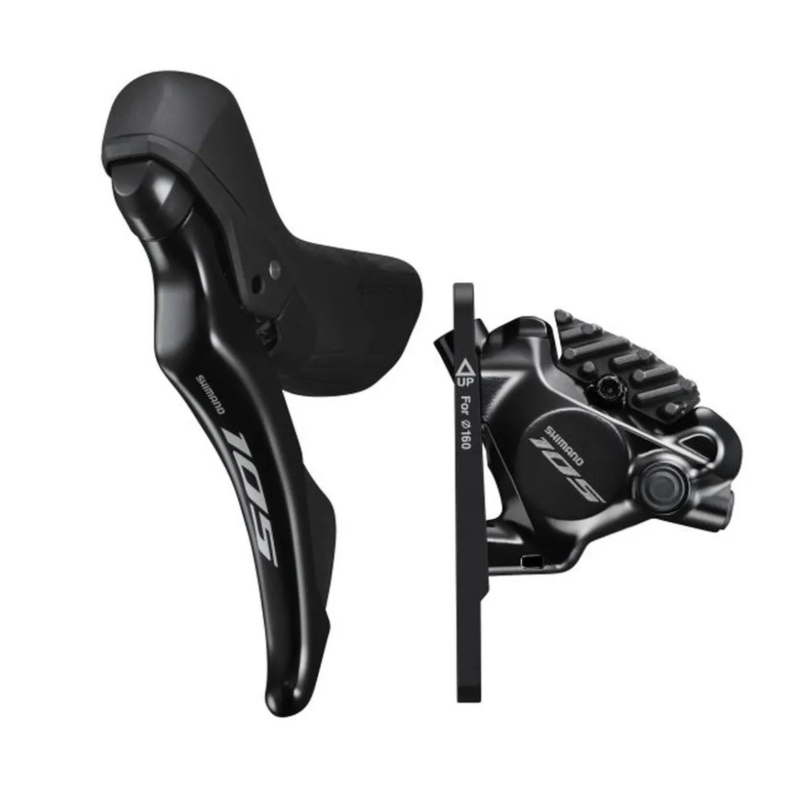 105 ST-R7120 Brake/Shift Lever Combination Double x 12-Speed with BR-R7170 Disc Brake (Front or Rear)