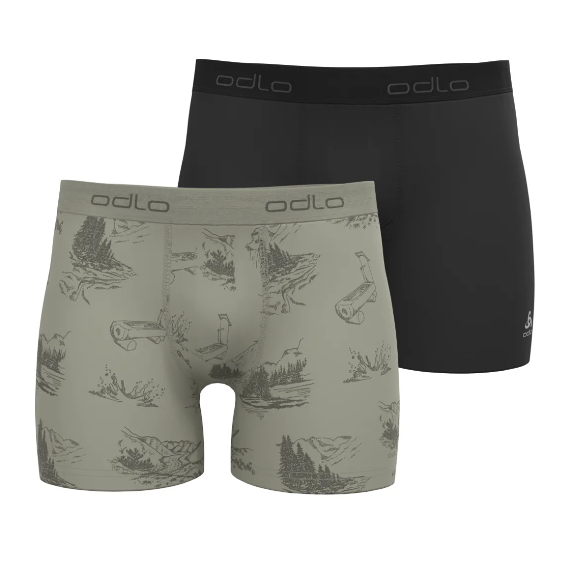 ACTIVE F-DRY GRAPHIC 2 PACK Boxer Shorts