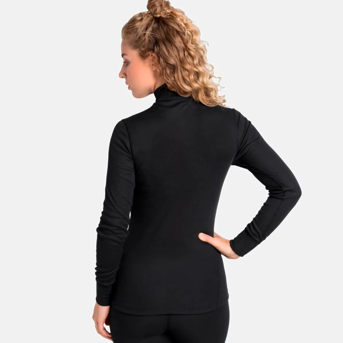 ACTIVE WARM ECO BL TOP Turtle Neck L/S Half Zip Women’s Long Sleeve Base Layer
