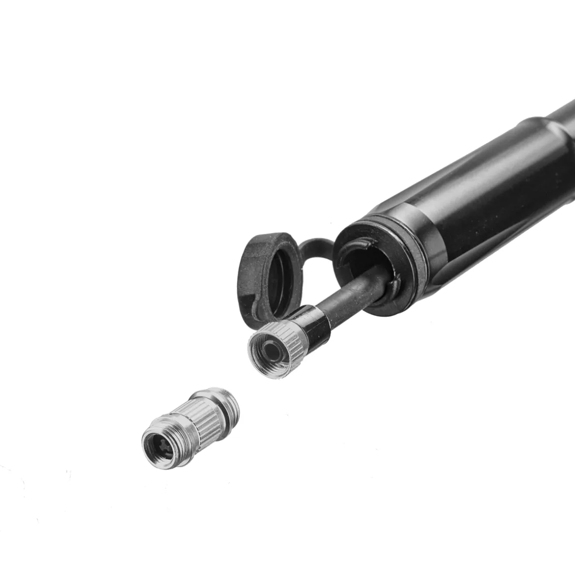 airik T-FLEX Aluminium Mini Pump with Schrader/Presta Hose Connection