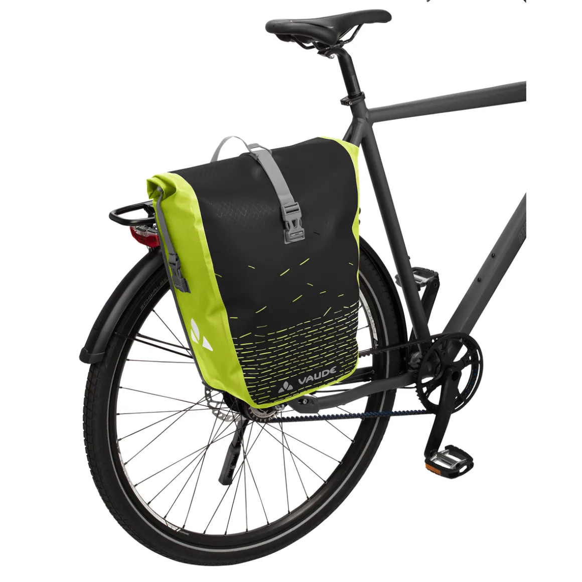 Aqua Back Print Single Pannier Bag