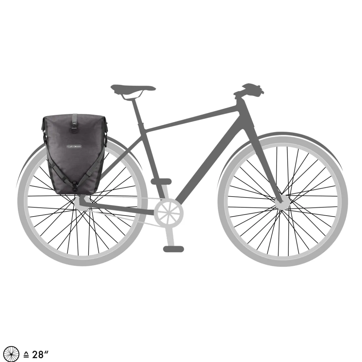 BACK-ROLLER PLUS CR Set Consisting of Two Panniers