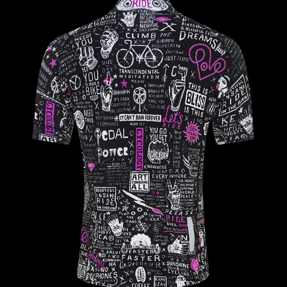 BIKE GRAFFITI MEN'S JERSEY Short-sleeved Cycling Jersey