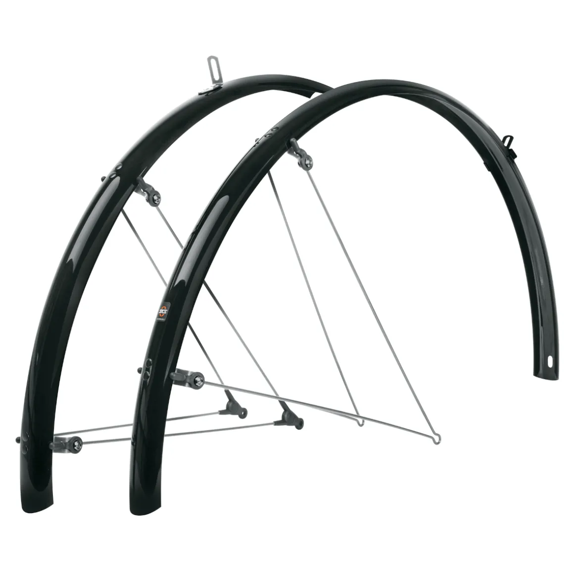 Bluemels Basic 28" Mudguard Set 35 mm, Incl. Struts