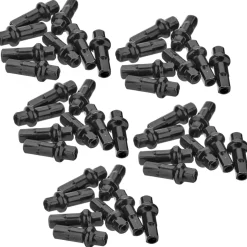 Brass Spoke Nipple DT Double Square Pro Lock®, black, 40 pieces