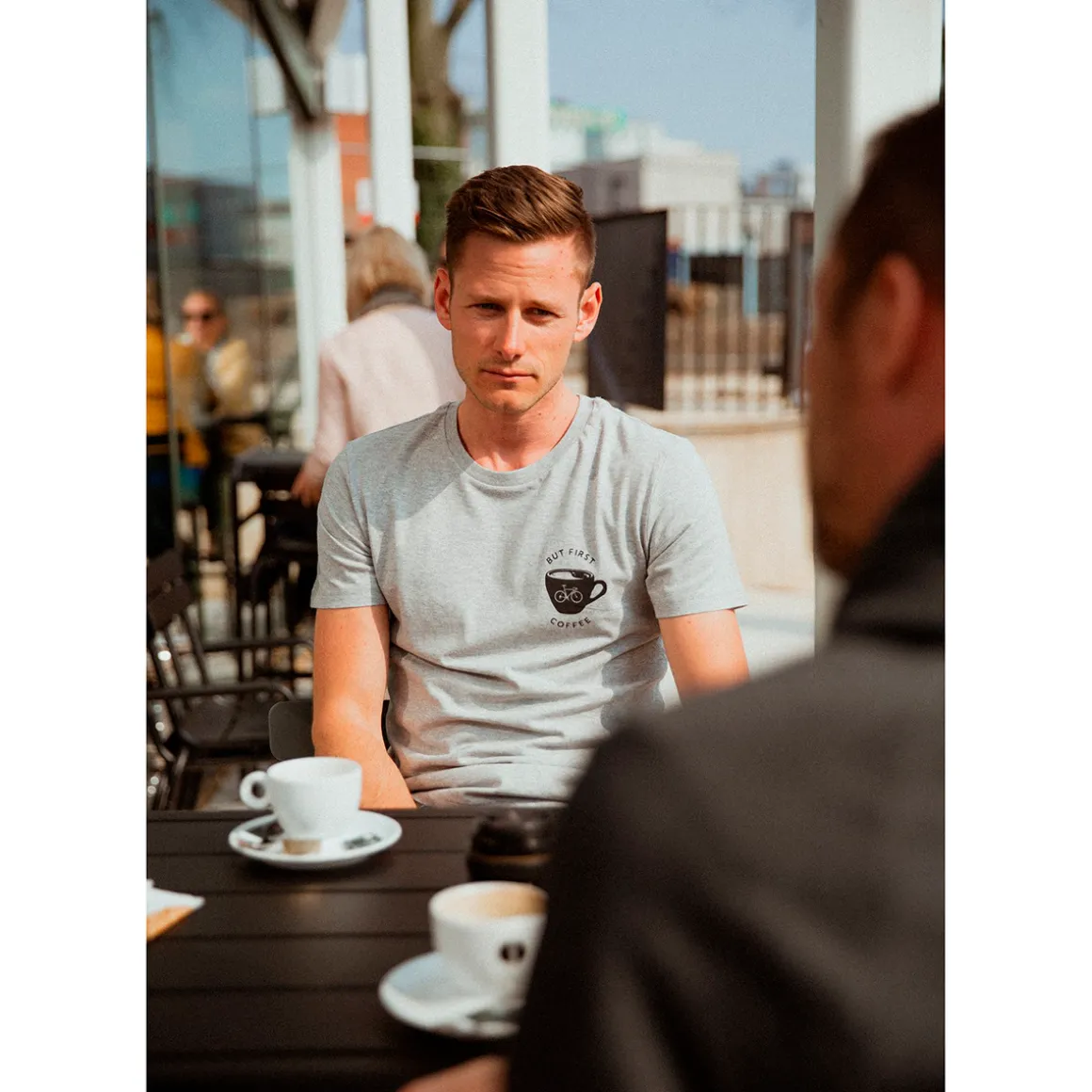 BUT FIRST COFFEE Cycling T-Shirt