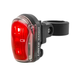 Cando battery-powered USB rear light with dual LED