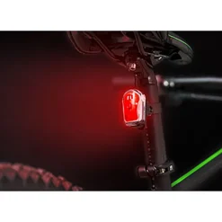 Cando battery-powered USB rear light with dual LED