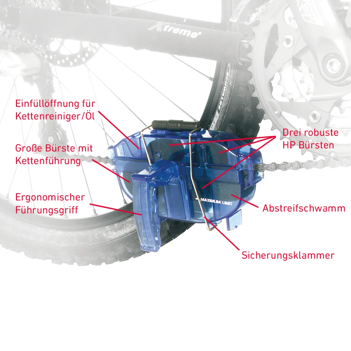 Caretec Chain Cleaning Device