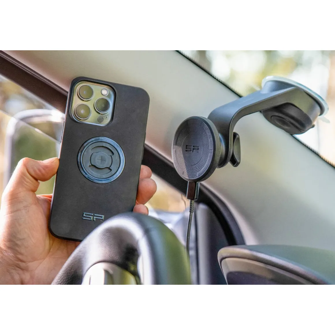Charging Suction Mount SPC+ Car Mount for Windscreen, with Charging Function
