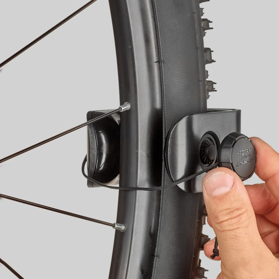 CLUG PRO MTB Bicycle Wall Bracket 1.75"-2.25" Secured with Fidlock