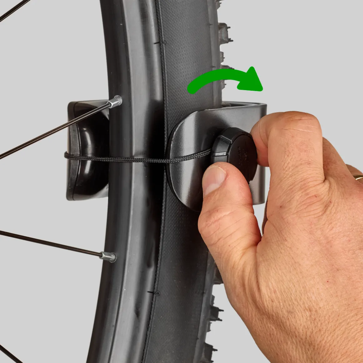 CLUG PRO MTB Bicycle Wall Bracket 1.75"-2.25" Secured with Fidlock