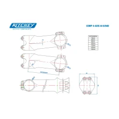 Comp 4-Axis-44 84° Stem