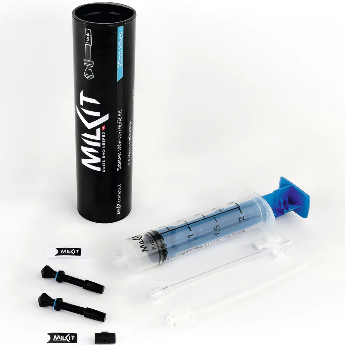 Compact Tubeless Valve and Refill Kit