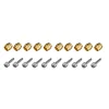 Connection set for hydraulic hose (olive + insert pin), 10 pcs.