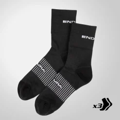 COOLMAX RACE SOCKS (THREE-PACK)