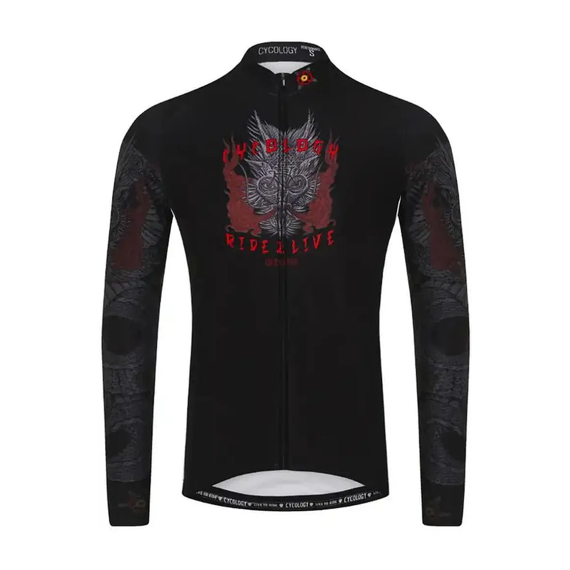 DRAGON MEN’S LONG SLEEVE JERSEY Cycling Jersey