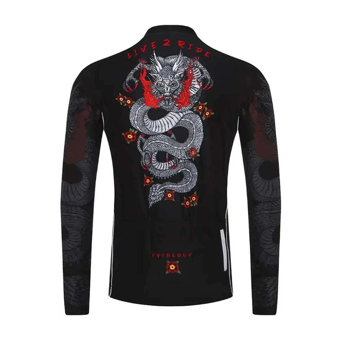 DRAGON MEN’S LONG SLEEVE JERSEY Cycling Jersey