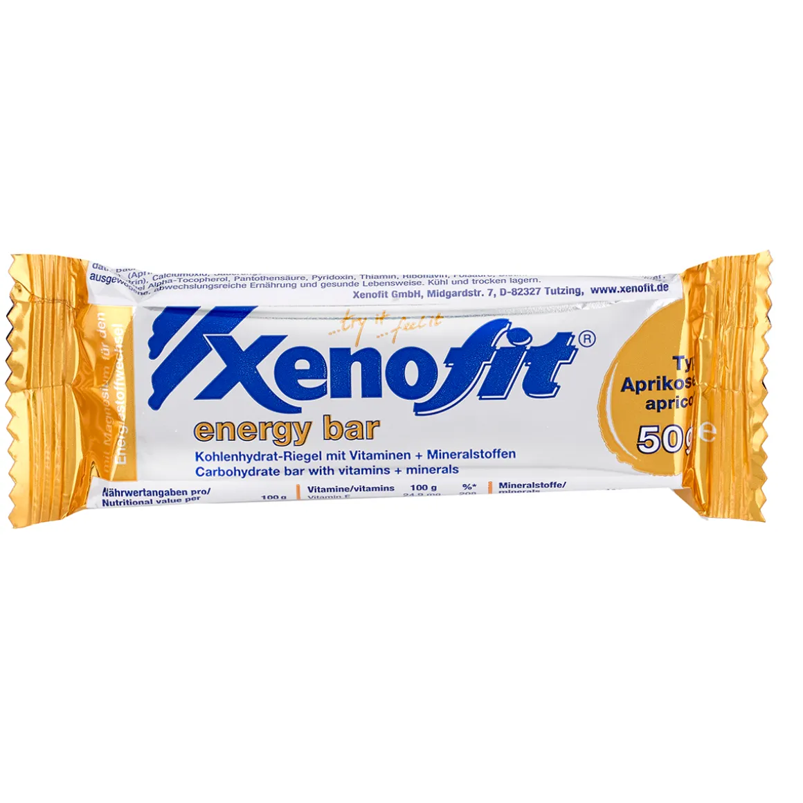 Energy Bar carbohydrate bar with vitamins + minerals