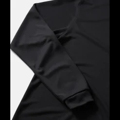 ESSENTIALS BLACK Long Sleeve MTB Shirt