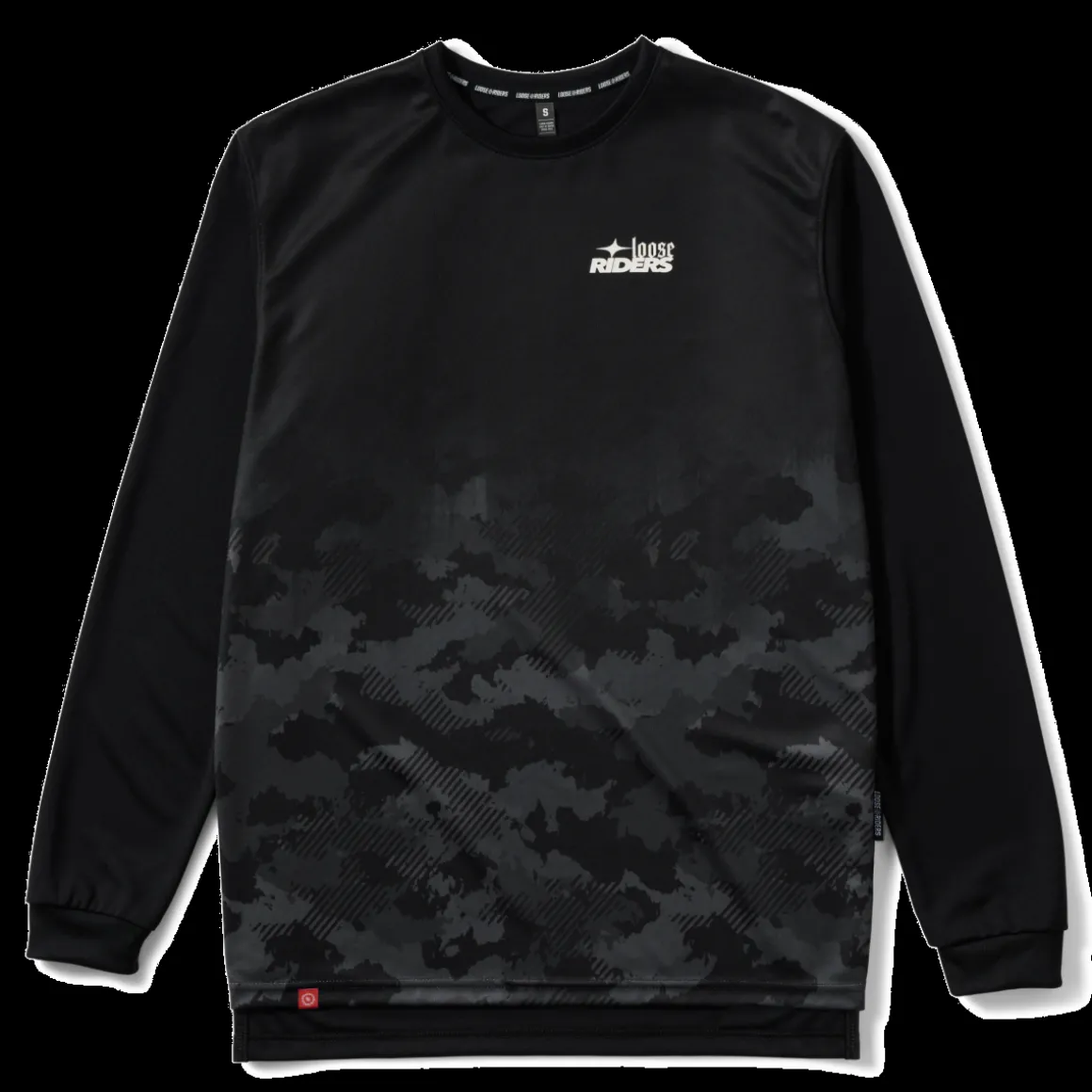 ESSENTIALS DIPPED STEALTH Long Sleeve MTB Shirt