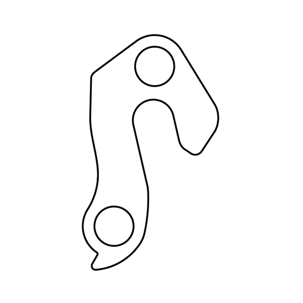 GH-078 Derailleur Hanger technically identical with ROSE Derailleur Hanger 70
