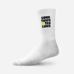 GOOD TIMES TAN LINES RETRO CREW SOCKS Cycling Socks