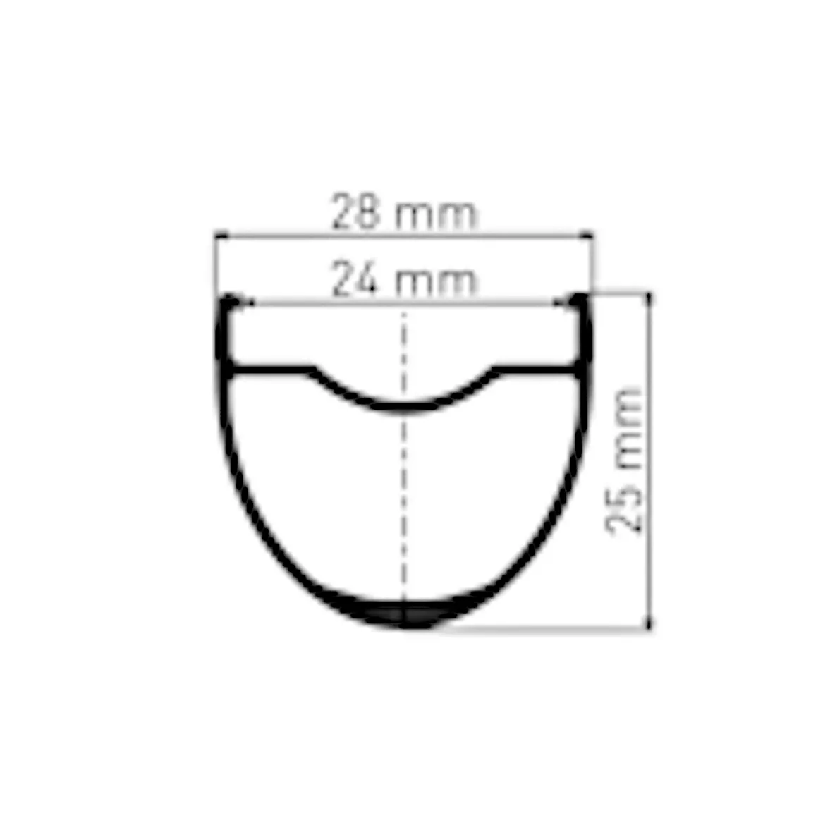 GR 1600 SPLINE® db 25 Gravel Rear Wheel 28"/700C (12x142mm) Ratchet SL SHIMANO HG