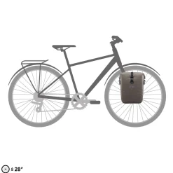 GRAVEL-PACK Set Consisting of Two BIKE PACKING Pannier Bags