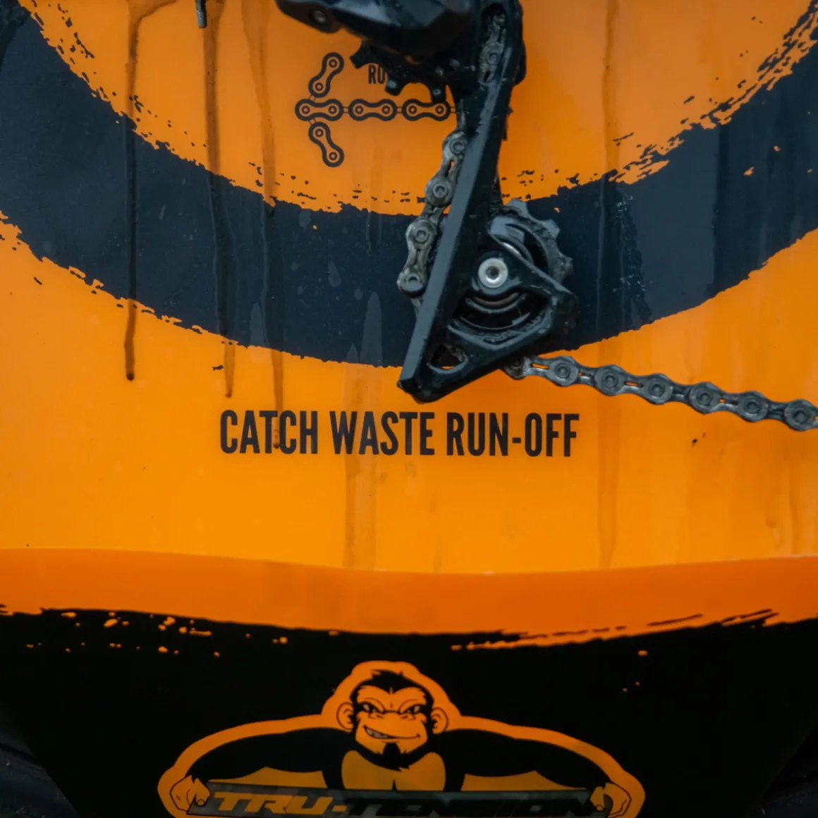 Grime Guard Wheel Cover with Tray Cleaning Aid