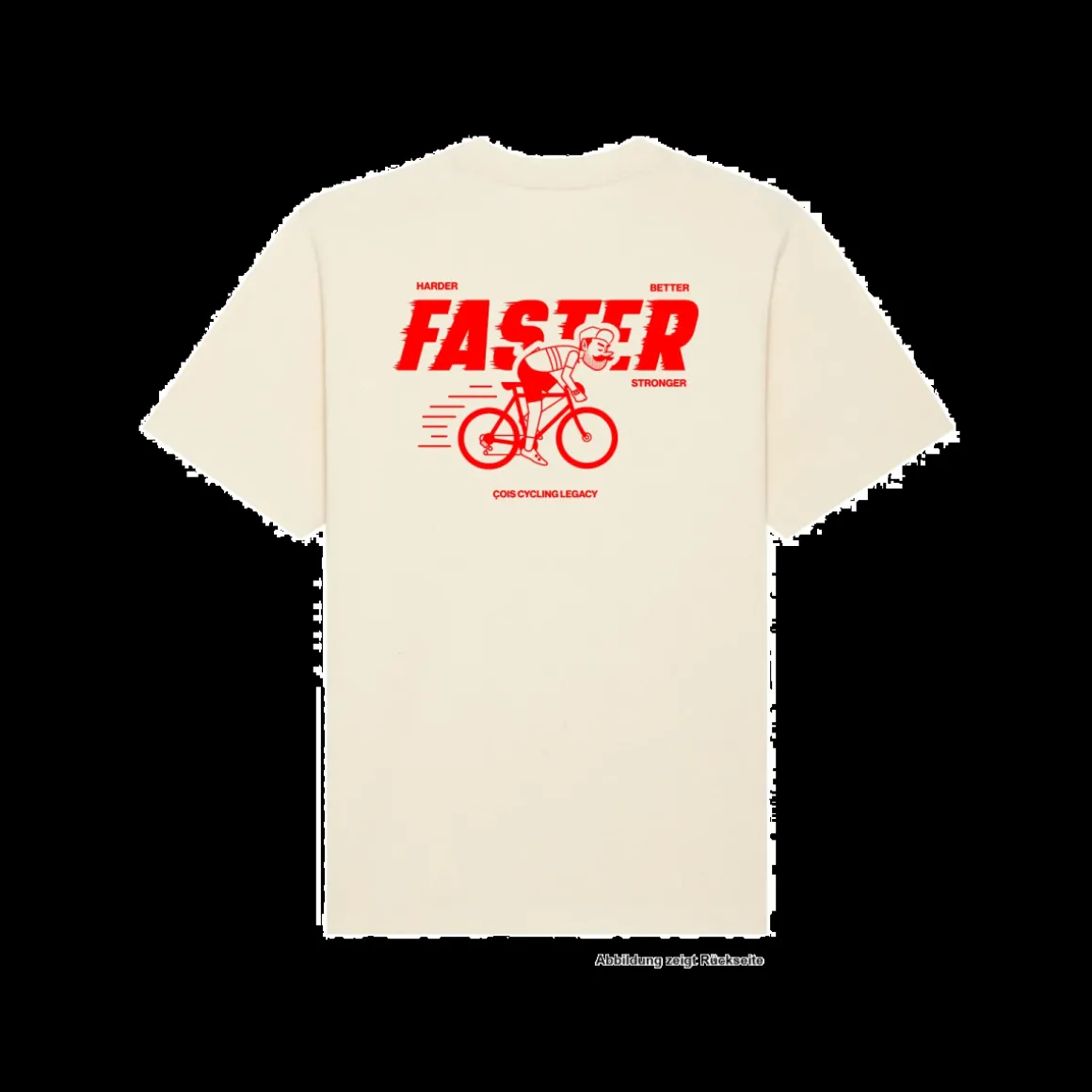 HARDER BETTER FASTER STRONGER OVERSIZED UNISEX CYCLING T-shirt