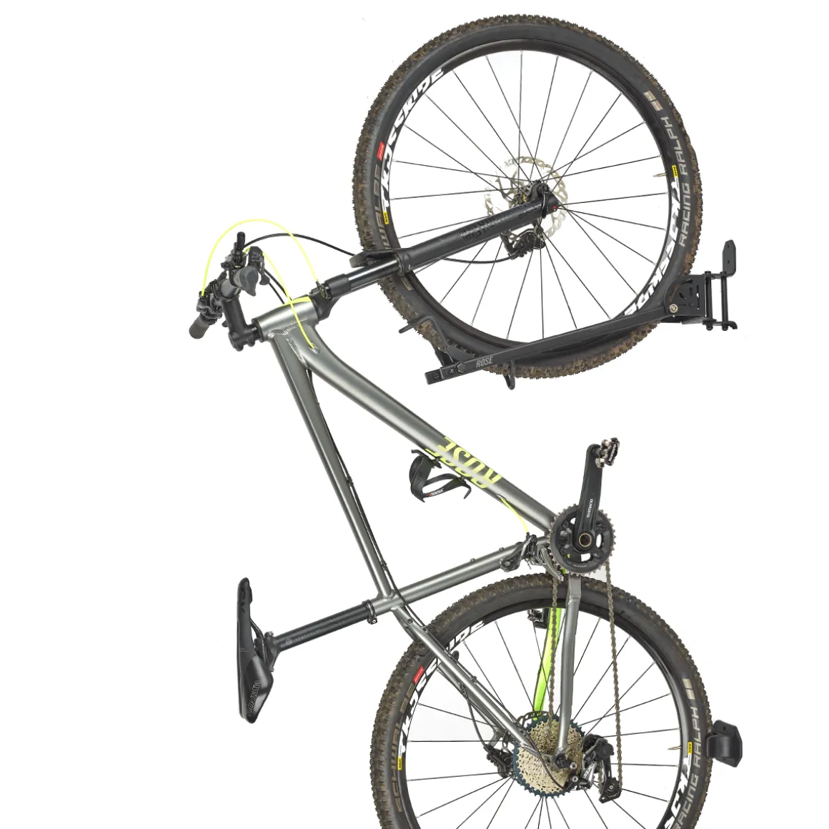 Hook-In Vario XL Wall Mount Bike Rack Foldable and Swivelling