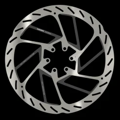 HS2 Rounded 6-hole Brake Disc, incl. Steel Mounting Bolts