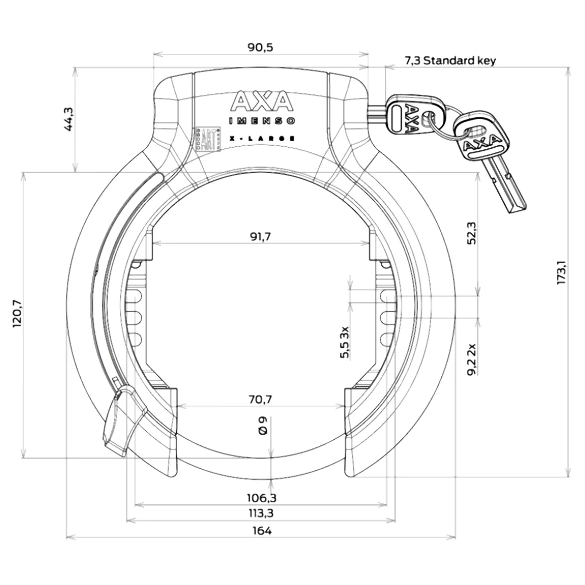 Imenso X-Large Frame Lock