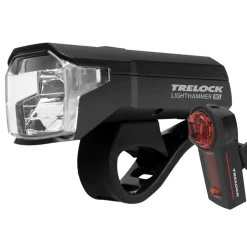 LS 480 Lighthammer Headlight + LS740 I-GO Vector Signal Rechargeable Rear Light Lighting Set