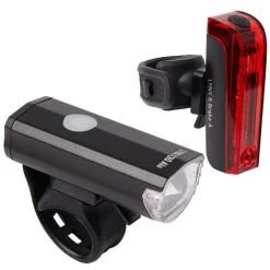 LYNX F30 Alu Front Light + LYNX R Brake A Rear Light Rechargeable Light Set