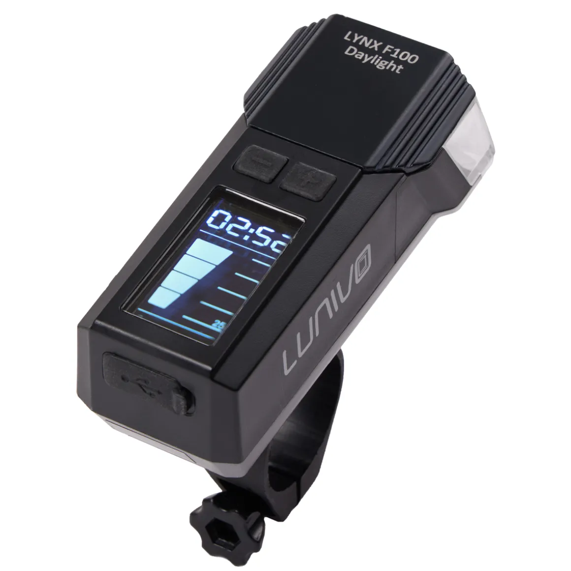 Lynx F100 Daylight and Lynx R Brake A Rear Light Rechargeable Light Set
