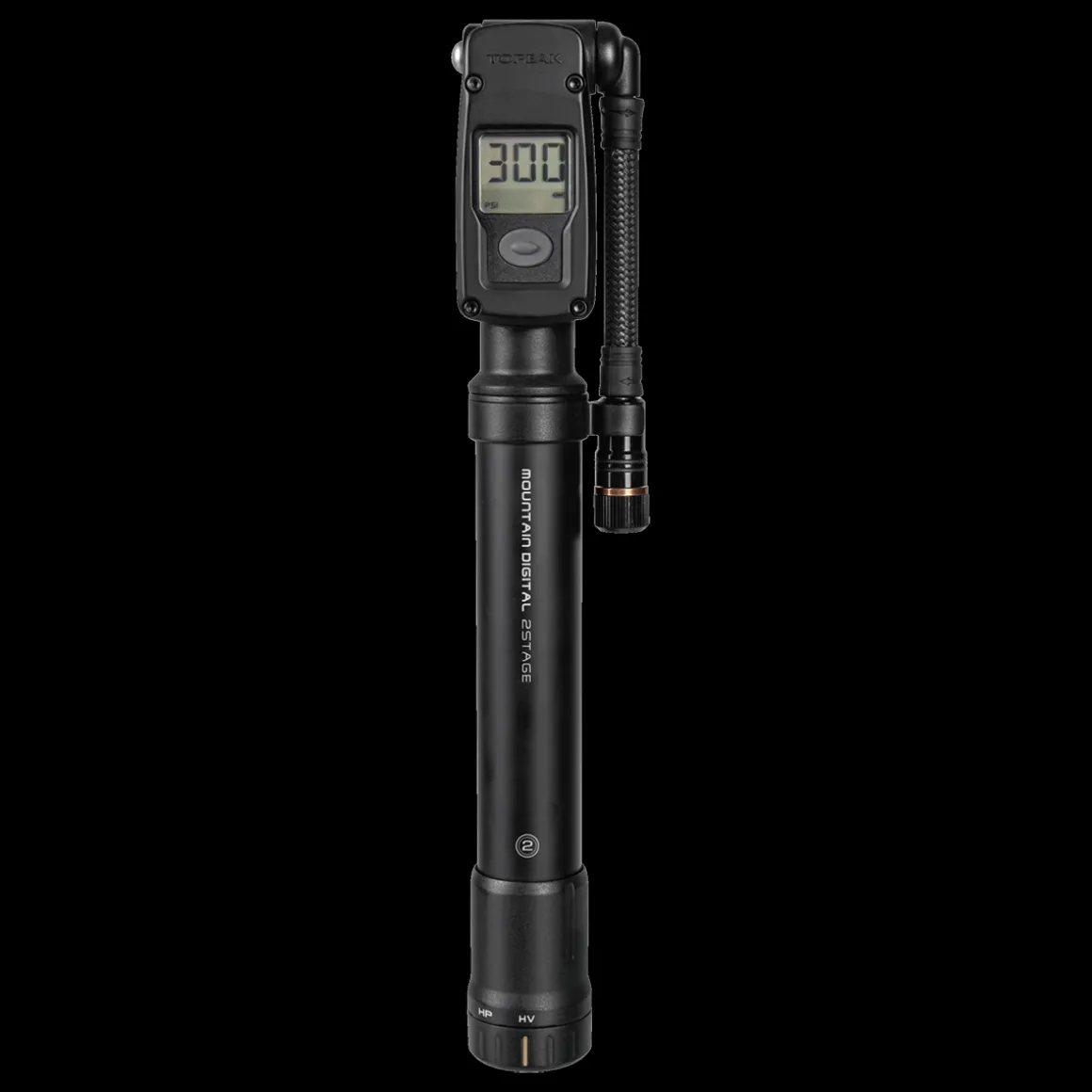 Mountain Digital 2Stage Mini Pump 2-in-1 for Tyres & Suspension Elements
