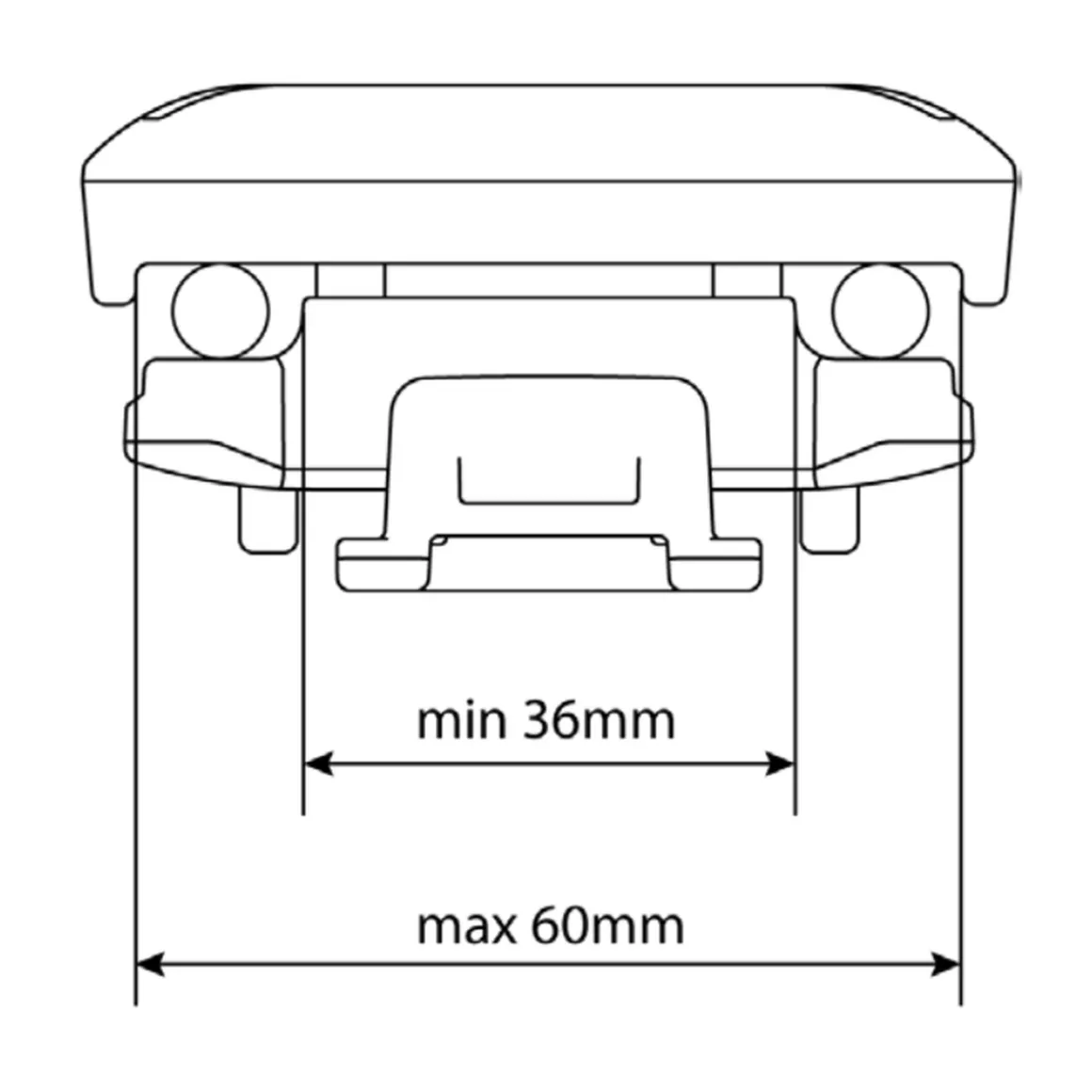 Mounting Kit SADDLE-BAG E97