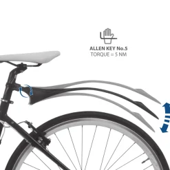 Mud Max QR.R Slim Rear Mudguard