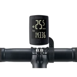 Padrone CC-PA100W Stealth Edition Bike Computer incl. Out-Front Handlebar Mount