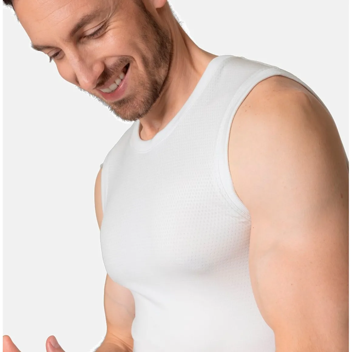PERFORMANCE LIGHT ECO BL TOP CREW NECK SINGLET Sleeveless Undershirt