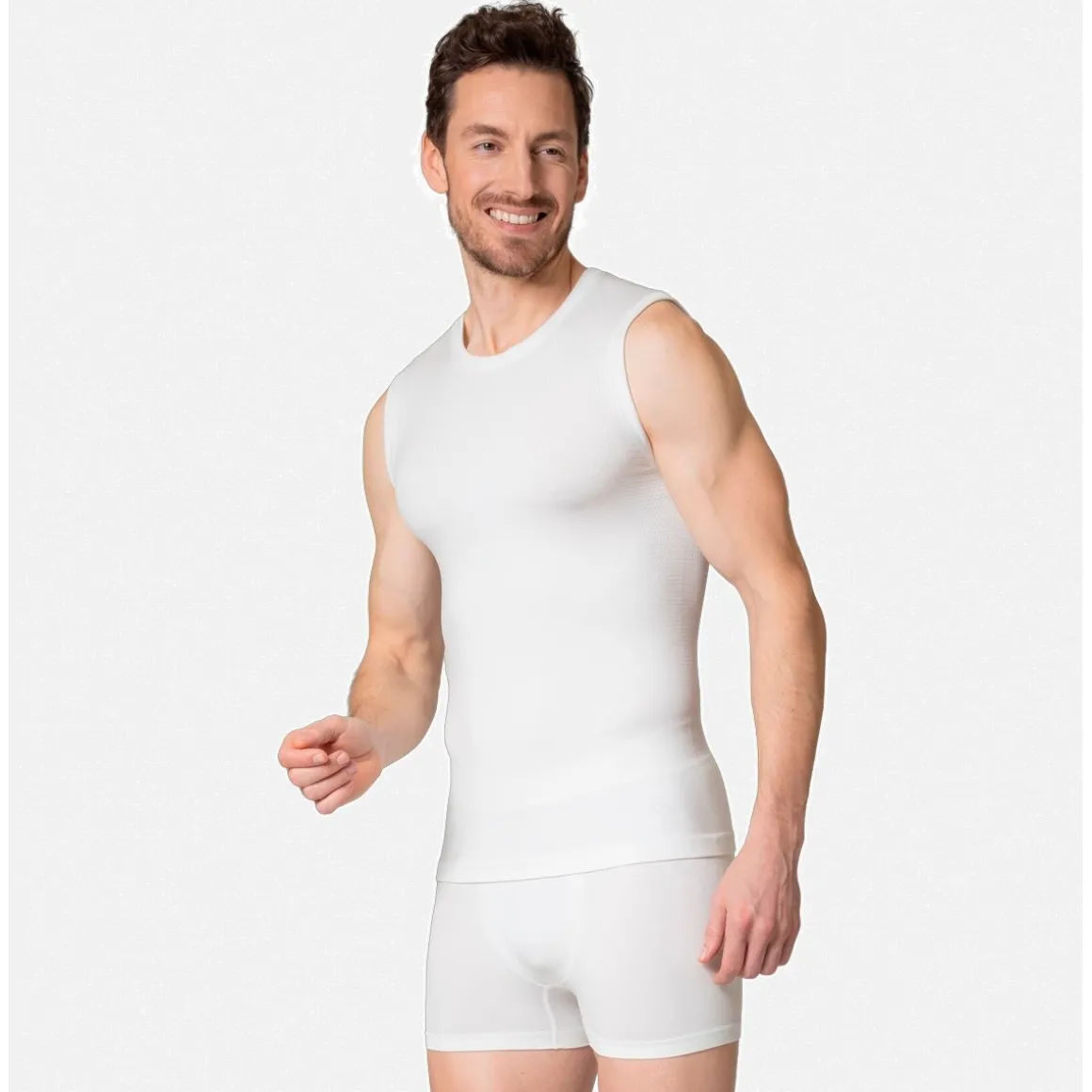 PERFORMANCE LIGHT ECO BL TOP CREW NECK SINGLET Sleeveless Undershirt