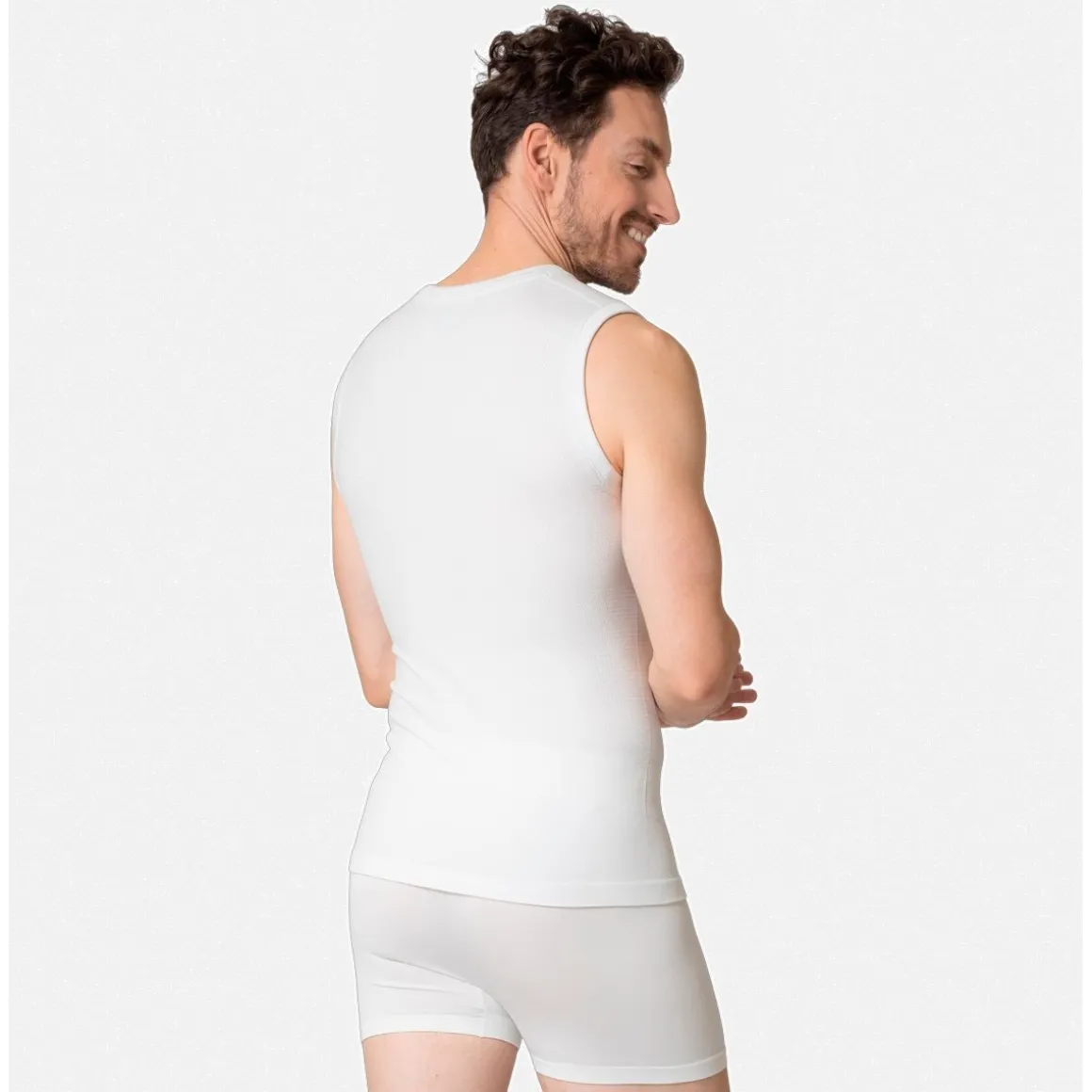 PERFORMANCE LIGHT ECO BL TOP CREW NECK SINGLET Sleeveless Undershirt