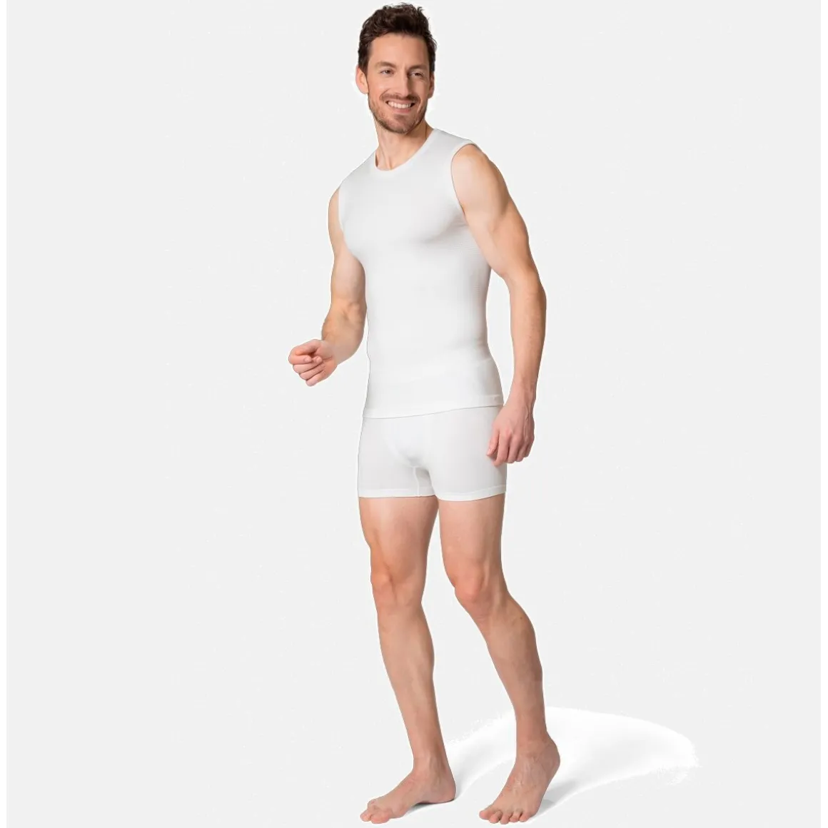 PERFORMANCE LIGHT ECO BL TOP CREW NECK SINGLET Sleeveless Undershirt