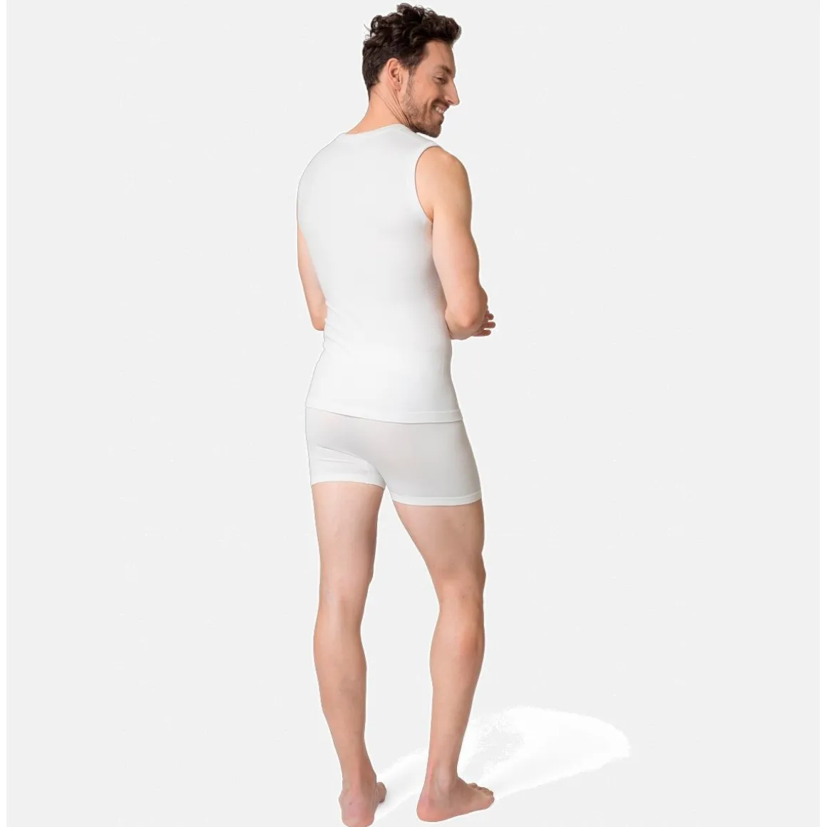 PERFORMANCE LIGHT ECO BL TOP CREW NECK SINGLET Sleeveless Undershirt