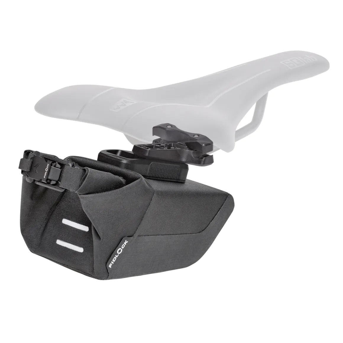PINCLIP saddle bag + saddle base Saddle Bag and Holder