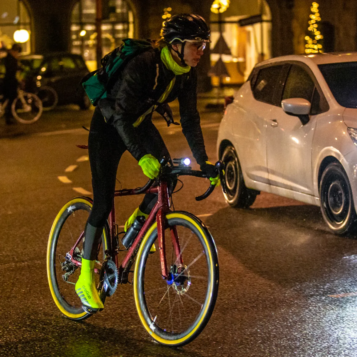 RACE THERMO HI-VIS cycling overshoes